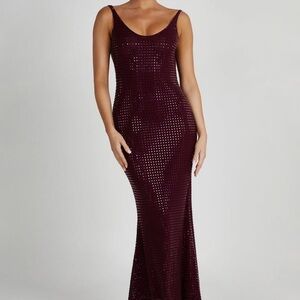 Meshki Pam Diamante Maxi Dress